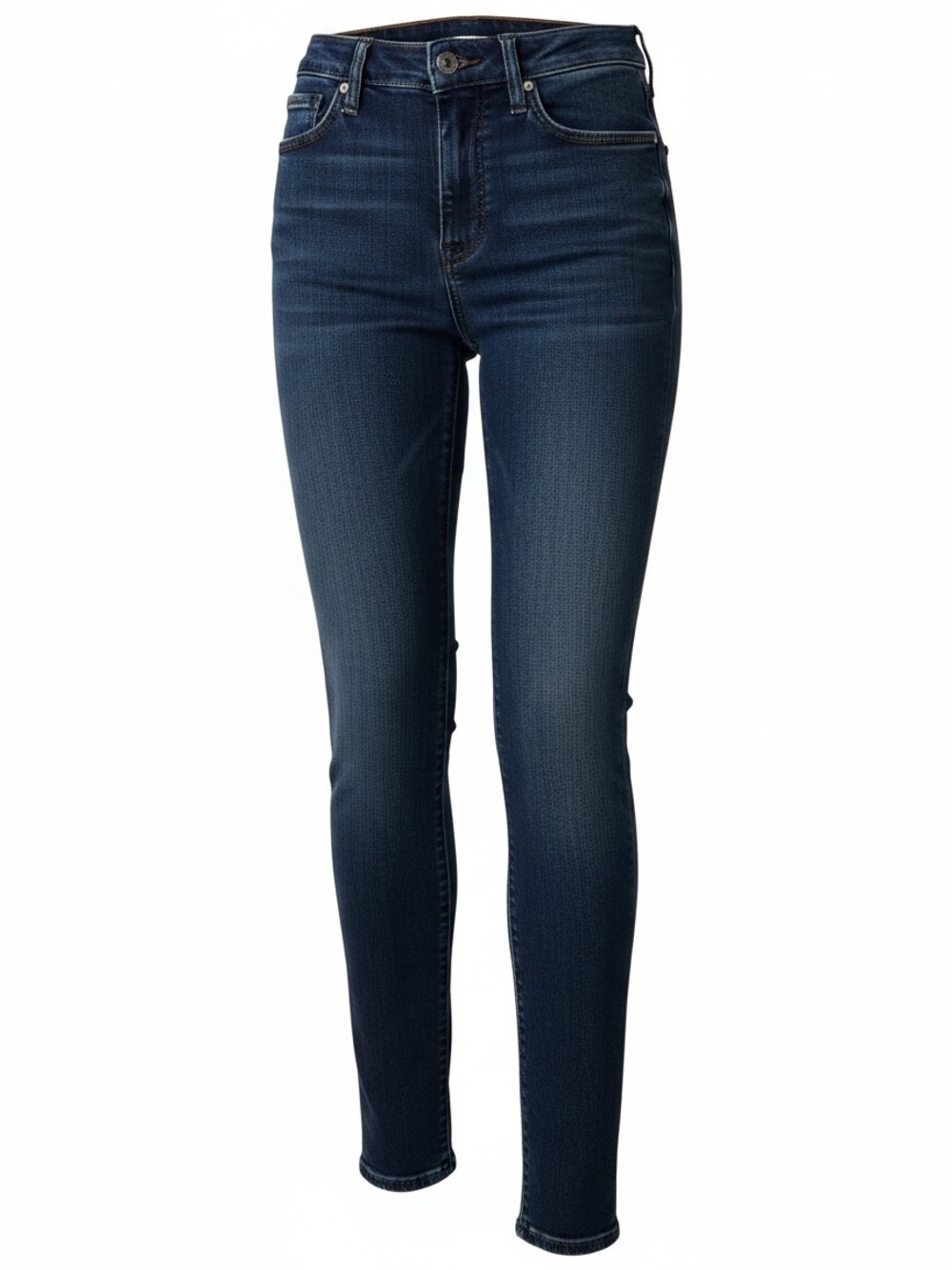 Joe's Jeans Mid-Rise Skinny Jeans in Dark Indigo Wash